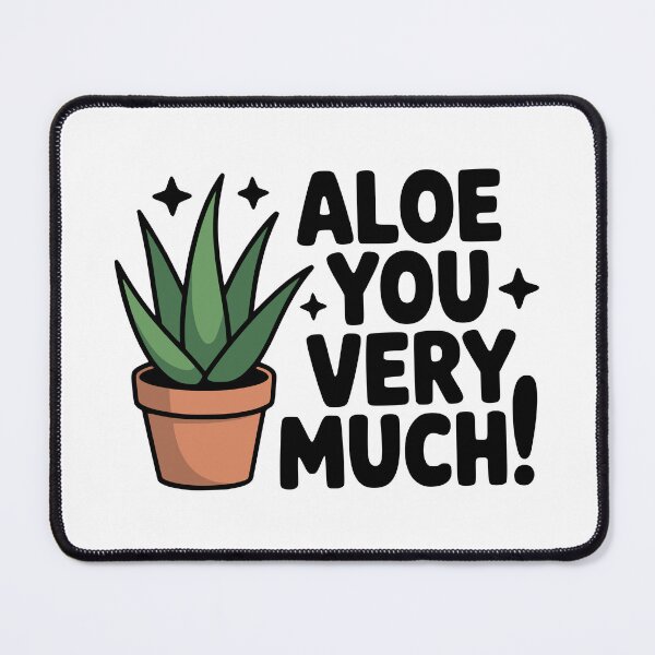 Item preview, Aloe You Very Much! Cute Aloe Vera Pun designed and sold by PMCreative.
