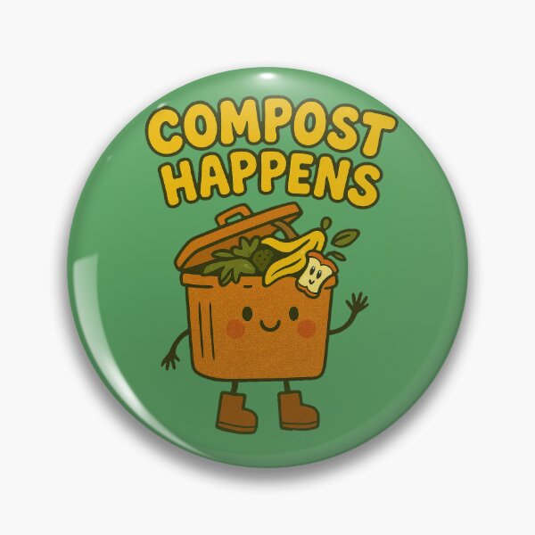 Item preview, Compost Happens – Funny Eco-Friendly Art designed and sold by PrintSmithArt.