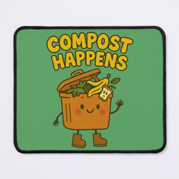 Item preview, Compost Happens – Funny Eco-Friendly Art designed and sold by PrintSmithArt.