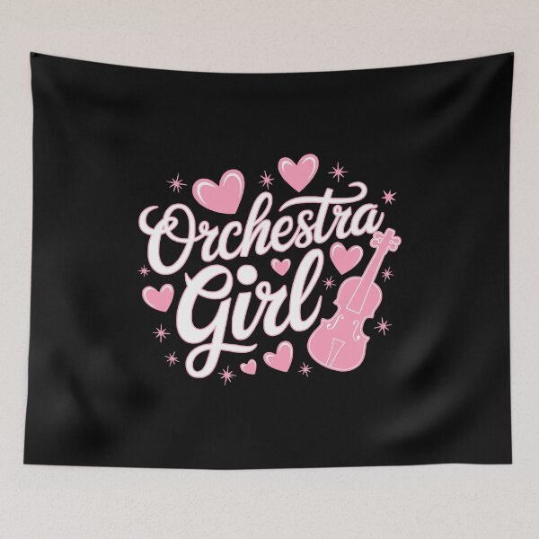 Item preview, Orchestra Girly! Pink Girlie Violin designed and sold by PMCreative.