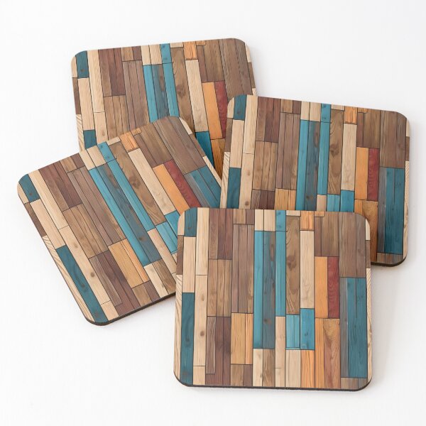 Item preview, Colorful parquet floor art designed and sold by SanchillShop.