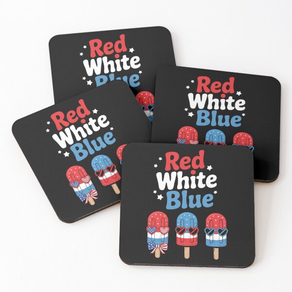 Item preview, Red White & Blue 4th of July American Flag Coquette Popsicle designed and sold by BakeryDozen.