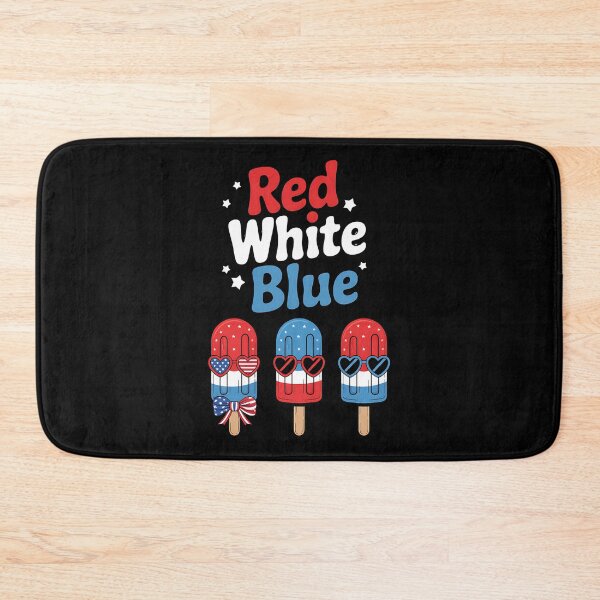 Item preview, Red White & Blue 4th of July American Flag Coquette Popsicle designed and sold by BakeryDozen.