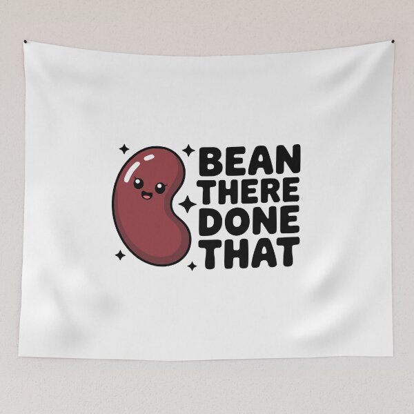 Item preview, Bean There Done That! Cute Kidney bean Pun designed and sold by PMCreative.