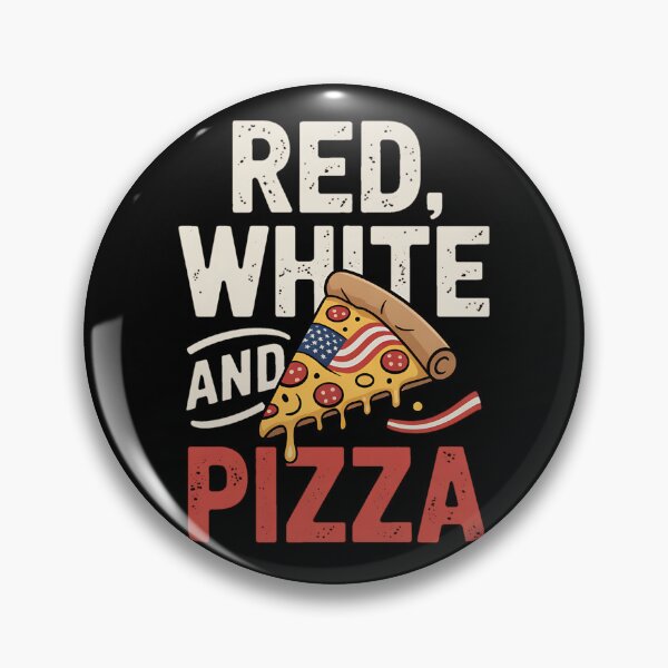 Item preview, Red White & Pizza Slice American Flag Patriotic 4th Of July designed and sold by BakeryDozen.