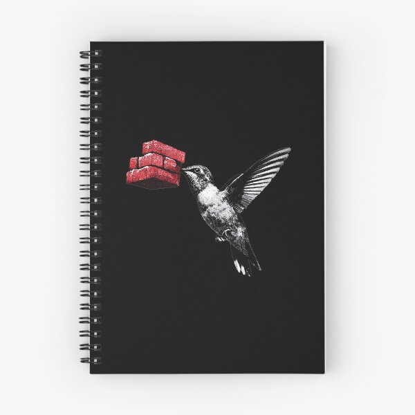 Item preview, Banksy Hummingbird Breaking Barriers designed and sold by hamishby.