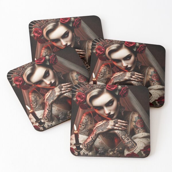 Item preview, Gothic Princess Lace Tattoo designed and sold by Voodoo Store Paranormal Collections.