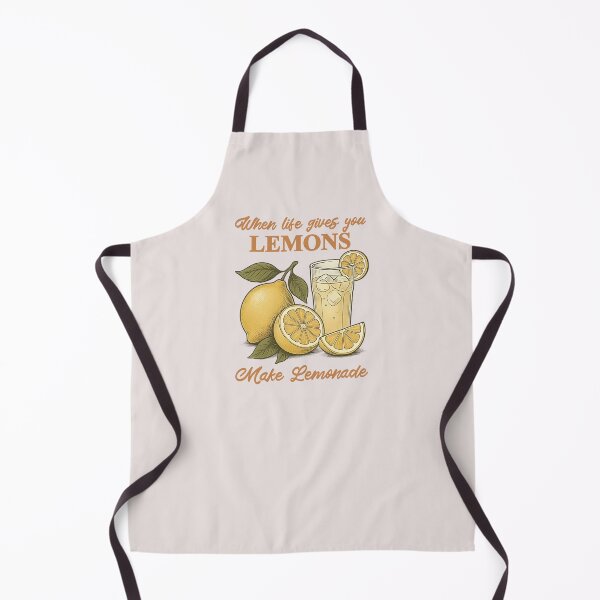 Item preview, Vintage retro fruit design - When Life Gives you Lemons, Make Lemonade designed and sold by Rhu Creations.