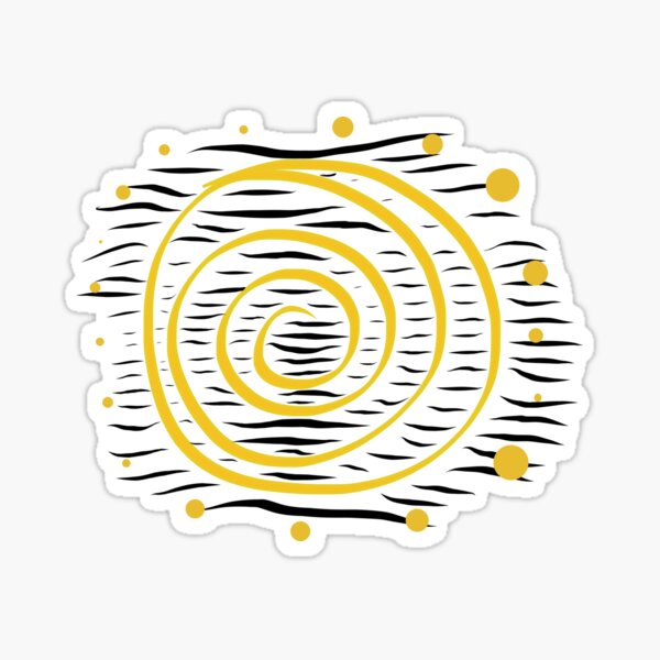 Item preview, Yellow and Black Abstract Design designed and sold by TabethaMorgan.