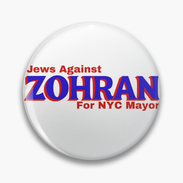 Item preview, jews against zohran for new york city mayor - anti zohran mamdani - red and blue designed and sold by jessicaleah15.