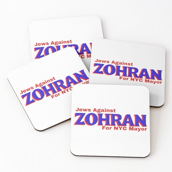 Item preview, jews against zohran for new york city mayor - anti zohran mamdani - red and blue designed and sold by jessicaleah15.