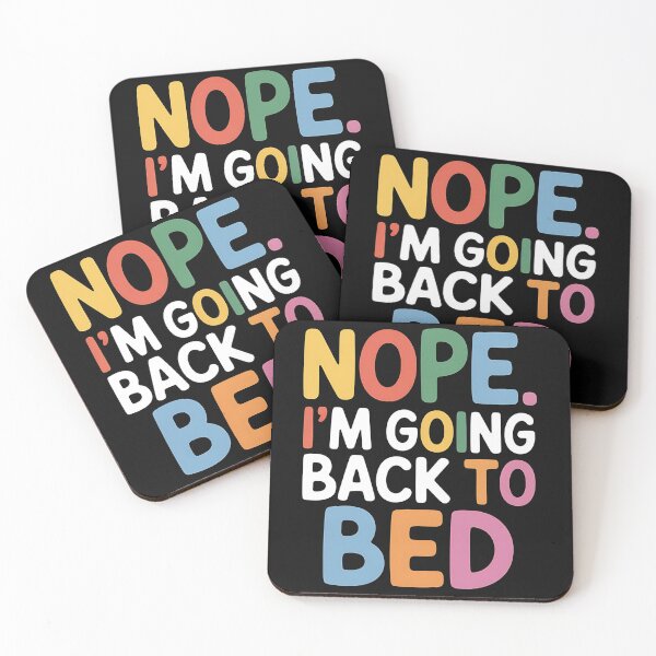 Item preview, Nope I'm Going Back To Bed Funny Sleep Lovers designed and sold by kynzify.