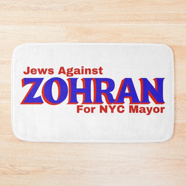 Item preview, jews against zohran for new york city mayor - anti zohran mamdani - red and blue designed and sold by jessicaleah15.