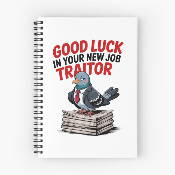 Item preview, Funny Office Goodbye Gift Pigeon Traitor designed and sold by MonkiFlipp.
