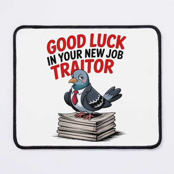 Item preview, Funny Office Goodbye Gift Pigeon Traitor designed and sold by MonkiFlipp.