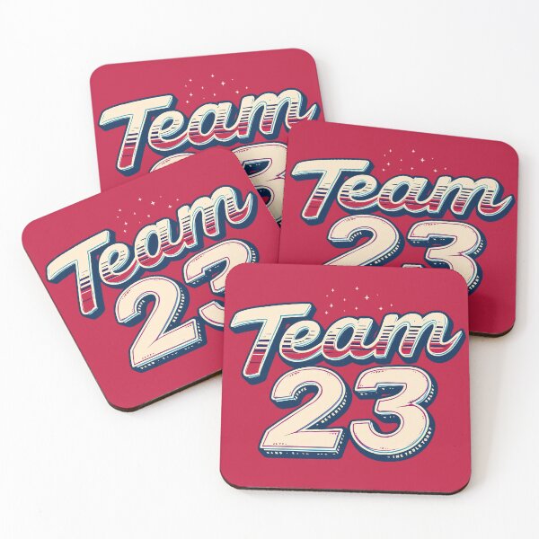 Item preview, Team 23 – Retro Sports Squad Typography Art | Modern Mojo designed and sold by Modern-Mojo.