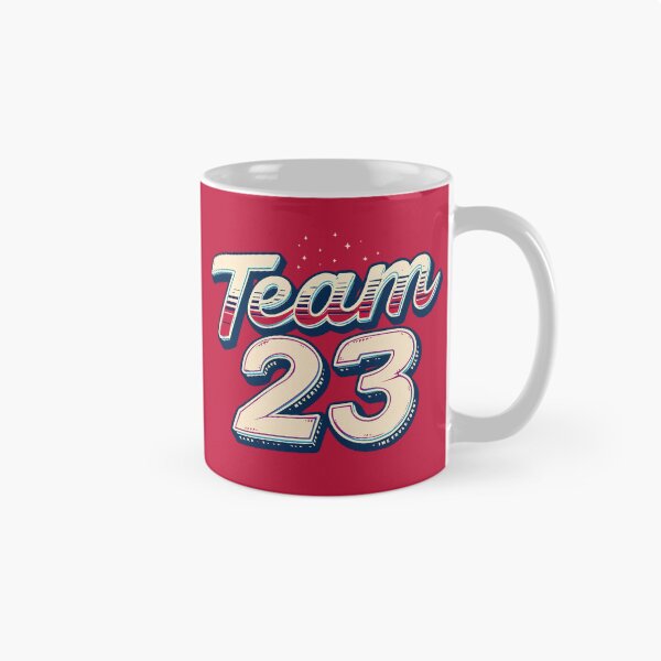 Item preview, Team 23 – Retro Sports Squad Typography Art | Modern Mojo designed and sold by Modern-Mojo.