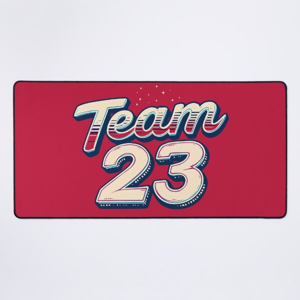 Item preview, Team 23 – Retro Sports Squad Typography Art | Modern Mojo designed and sold by Modern-Mojo.