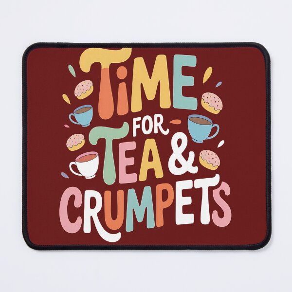 Item preview, Time for Tea and crumpet Cute Fun Design  designed and sold by kynzify.