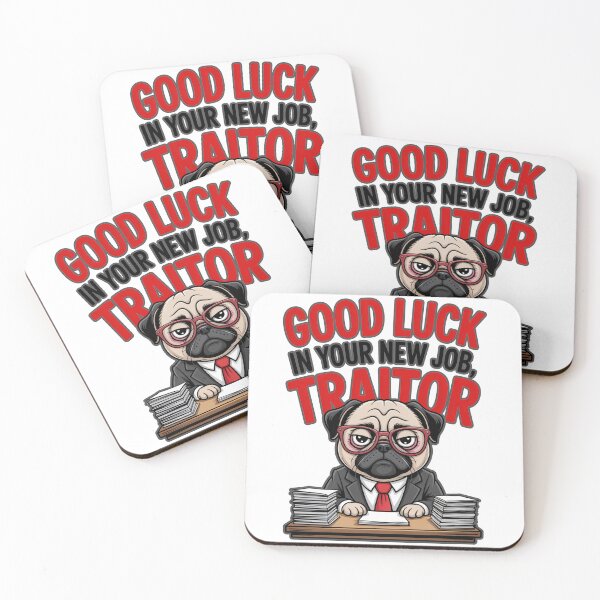 Item preview, Funny Pug Farewell Office Coworker Gift designed and sold by MonkiFlipp.