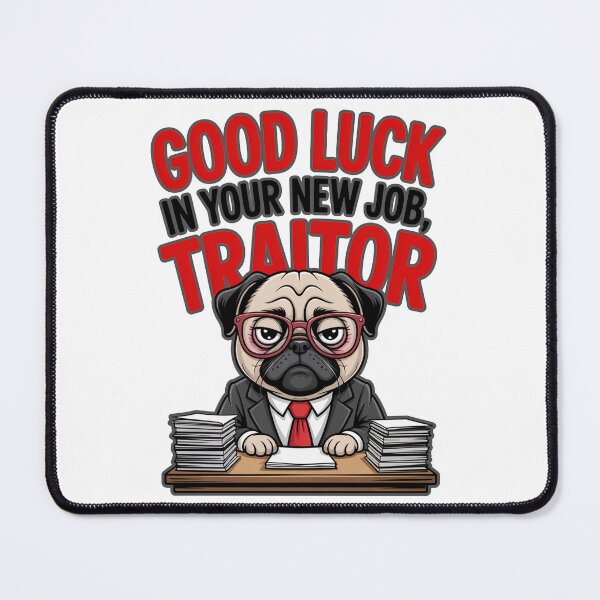 Item preview, Funny Pug Farewell Office Coworker Gift designed and sold by MonkiFlipp.