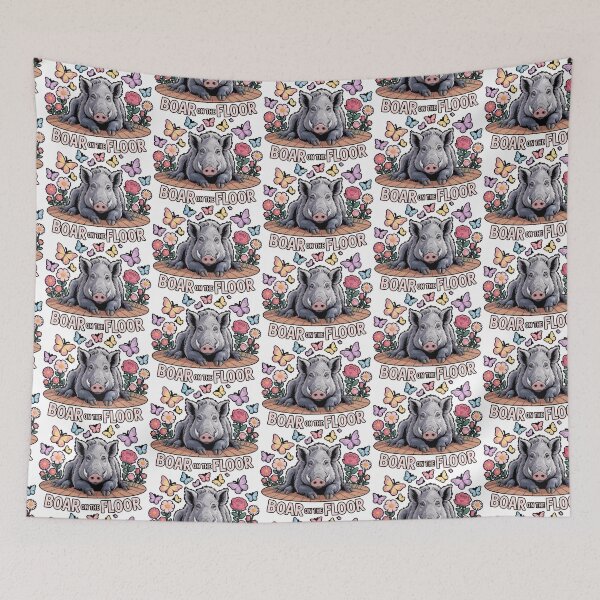 Item preview, Boar On The Floor designed and sold by ZooStateofMind.