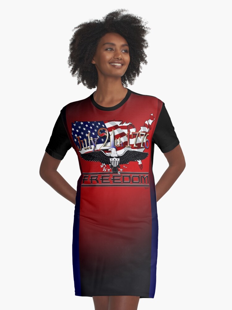 4th of july store t shirt dress