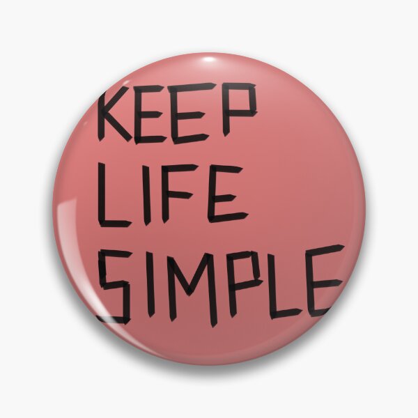 Item preview, Keep Life Simple | Minimal Modern Motivational Quote Design designed and sold by CreationbyNiki.
