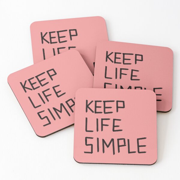 Item preview, Keep Life Simple | Minimal Modern Motivational Quote Design designed and sold by CreationbyNiki.
