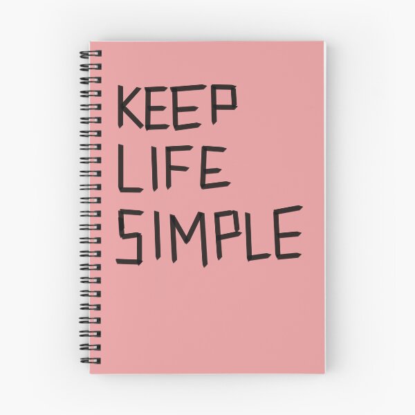 Item preview, Keep Life Simple | Minimal Modern Motivational Quote Design designed and sold by CreationbyNiki.