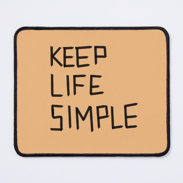 Item preview, Keep Life Simple | Minimal Modern Motivational Quote Design designed and sold by CreationbyNiki.