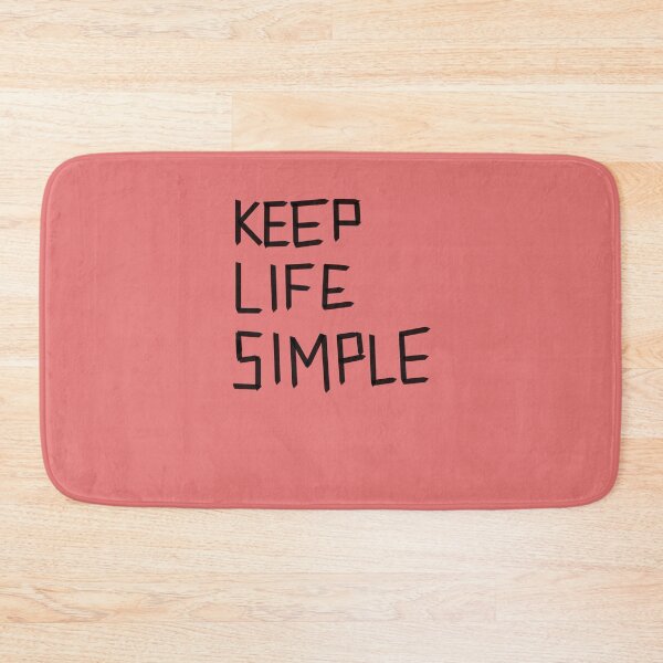 Item preview, Keep Life Simple | Minimal Modern Motivational Quote Design designed and sold by CreationbyNiki.