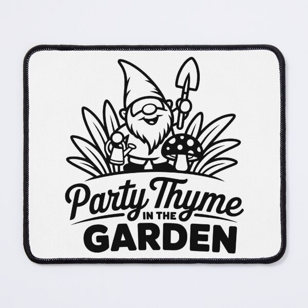 Item preview, Party Thyme (Garden Gnome) designed and sold by theartfulaspie.
