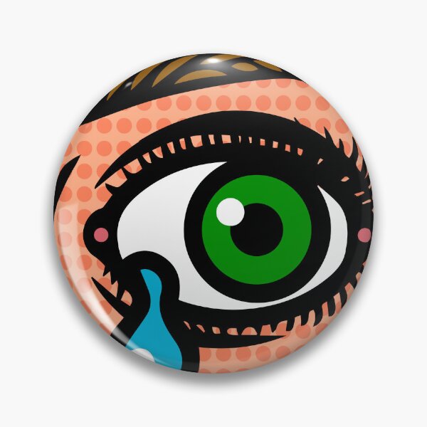 Item preview, crying pop art eye designed and sold by matintheworld ( delcarmat ).