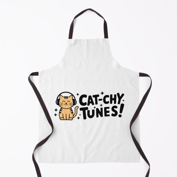 Item preview, Cat-chy Tunes! Cute Cat Music Pun designed and sold by PMCreative.