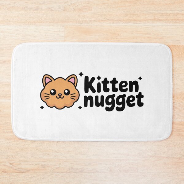 Artikelvorschau, Kätzchen Nugget! Niedliches Chicken Nugget Katzen Wortspiel entworfen und verkauft von PMCreative.