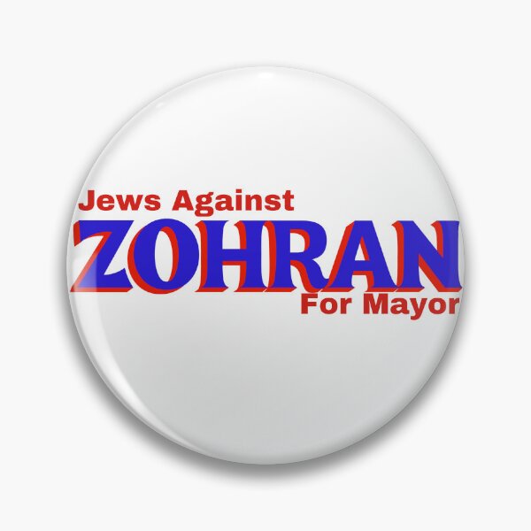 Item preview, jews against zohran for new york city mayor - anti zohran mamdani - red and blue designed and sold by jessicaleah15.