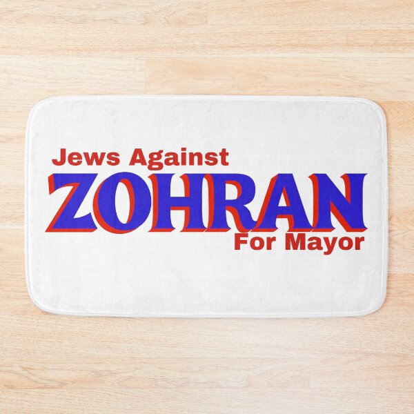 Item preview, jews against zohran for new york city mayor - anti zohran mamdani - red and blue designed and sold by jessicaleah15.