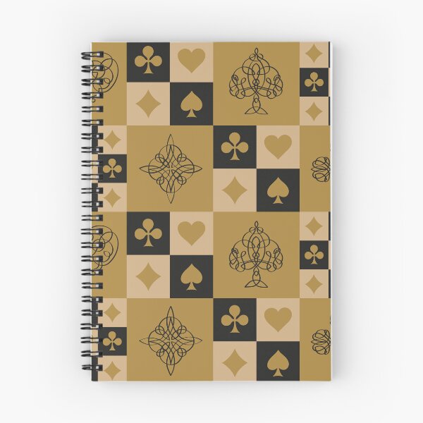 Item preview, Playing cards colors from Celtic knots in block pattern gold black designed and sold by InkofNocturna.