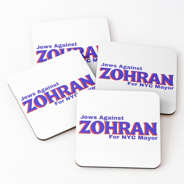 Item preview, jews against zohran for new york city mayor - anti zohran mamdani - red and blue designed and sold by jessicaleah15.