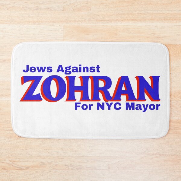 Item preview, jews against zohran for new york city mayor - anti zohran mamdani - red and blue designed and sold by jessicaleah15.