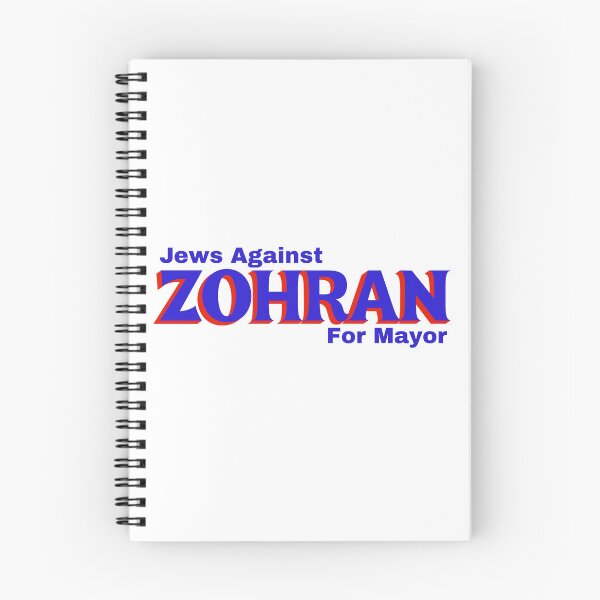 Item preview, jews against zohran for new york city mayor - anti zohran mamdani - red and blue designed and sold by jessicaleah15.