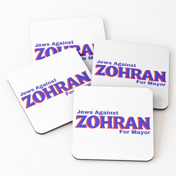 Item preview, jews against zohran for new york city mayor - anti zohran mamdani - red and blue designed and sold by jessicaleah15.
