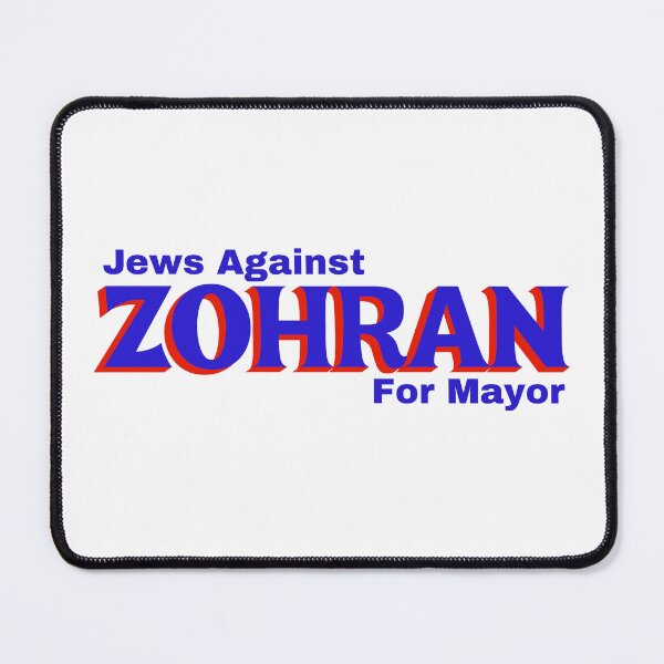 Item preview, jews against zohran for new york city mayor - anti zohran mamdani - red and blue designed and sold by jessicaleah15.