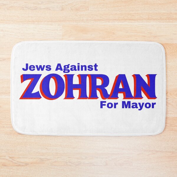 Item preview, jews against zohran for new york city mayor - anti zohran mamdani - red and blue designed and sold by jessicaleah15.
