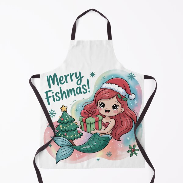Item preview, Merry Fishmas mermaid designed and sold by jkrphoto.
