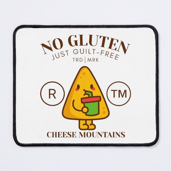 Item preview, No gluten, just guilt-free cheese mountains (gluten-free nachos) designed and sold by Peerless-Prime.