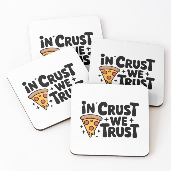 Item preview, In Crust We Trust! Cute Pizza Pun designed and sold by PMCreative.