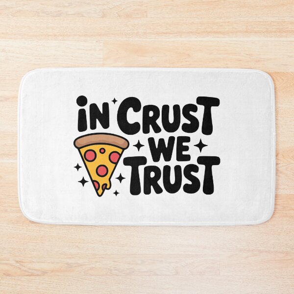 Item preview, In Crust We Trust! Cute Pizza Pun designed and sold by PMCreative.