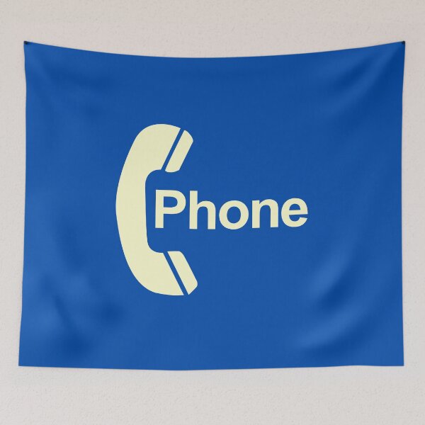 Item preview, Vintage Retro Pay Phone Sign designed and sold by SWETA HALDER.